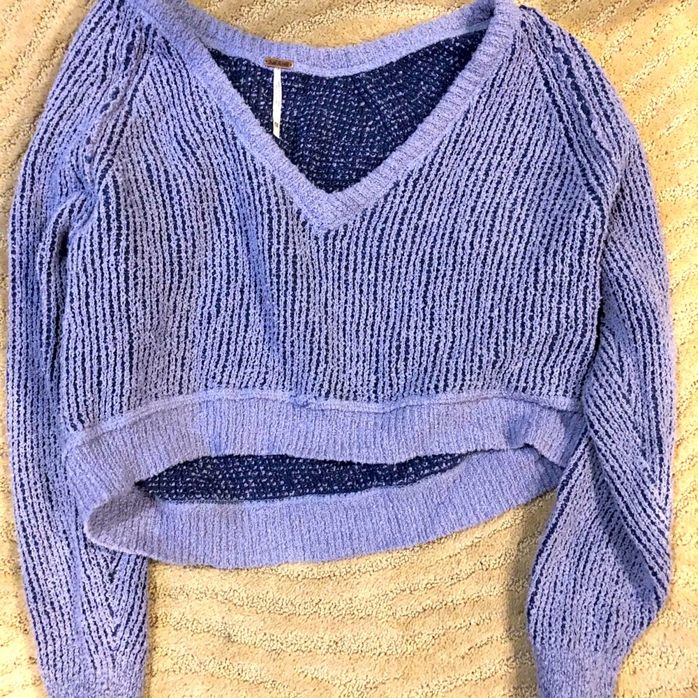 Free People Crop Sweater